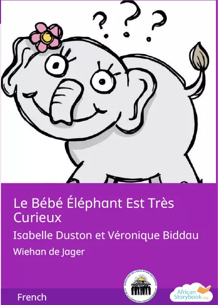 Le Bébé Éléphant Est Très Curieux