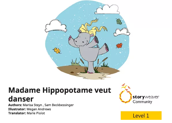 Madame Hippopotame veut danser