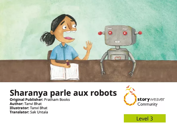 Sharanya parle aux robots